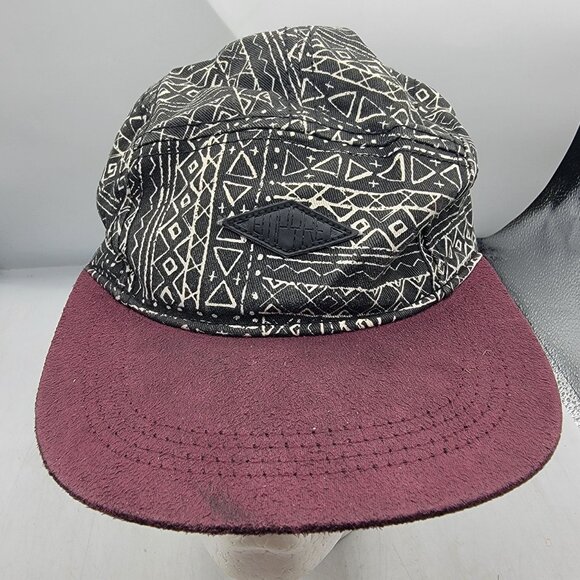 Empyre Surplus Adults Black Geometric Print Hat Cap Casual Outdoors Comfort